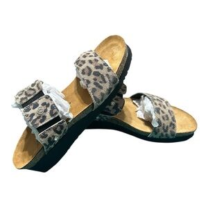 NAOT, Ashley, Leopard Print Women's Sandals